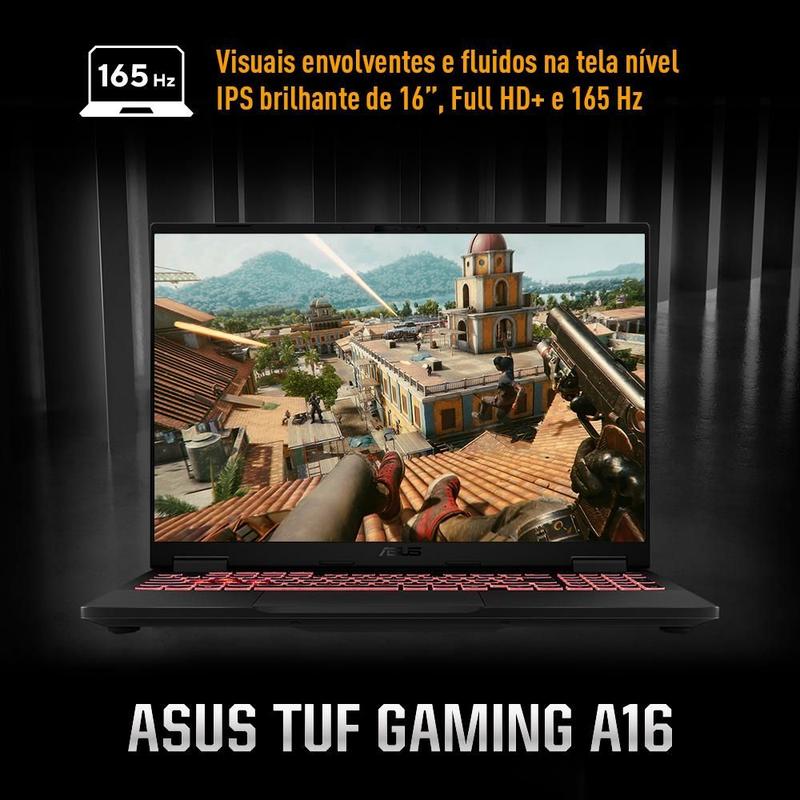 Notebook ASUS TUF Gaming A16 FA608PM RTX5060 AMD Ryzen 9 8940HX